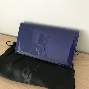 Patent Leather YSL Saint Laurent Clutch